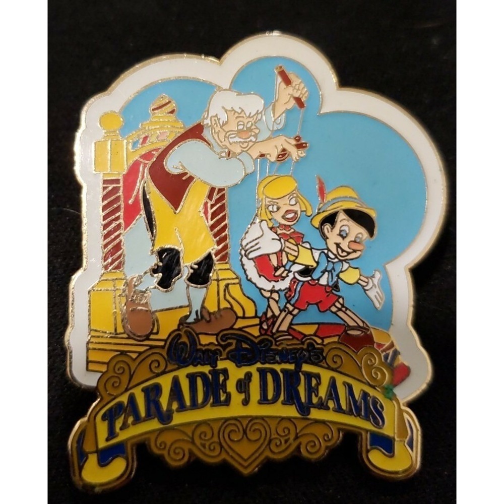 Disney Pin Walt Disney's Parade of Dreams Laughter Pinocchio Gepetto 40508 DLR - Picture 1 of 4